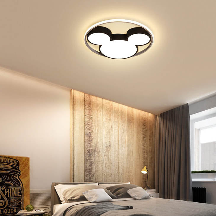 Cartoon Mouse LED Flush Mount Ceiling Light Cuvalon