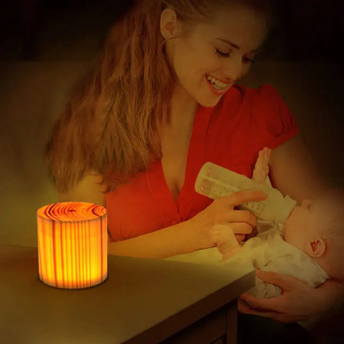 Creative Wood LED Touch Night Light Table Lamp Cuvalon