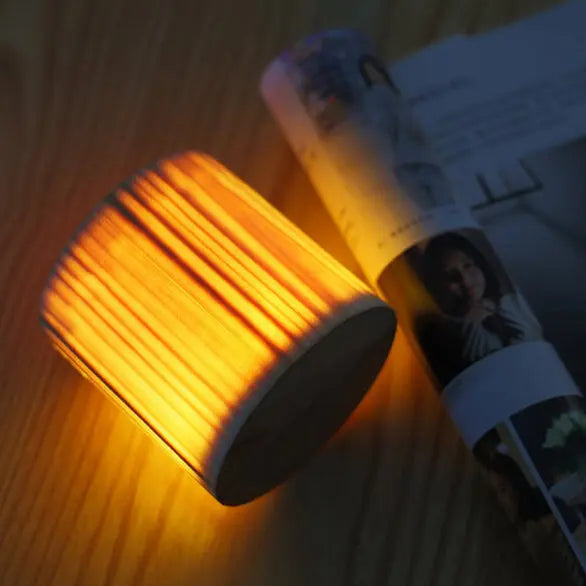 Creative Wood LED Touch Night Light Table Lamp Cuvalon