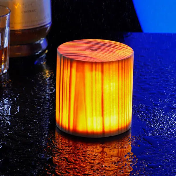 Creative Wood LED Touch Night Light Table Lamp Cuvalon