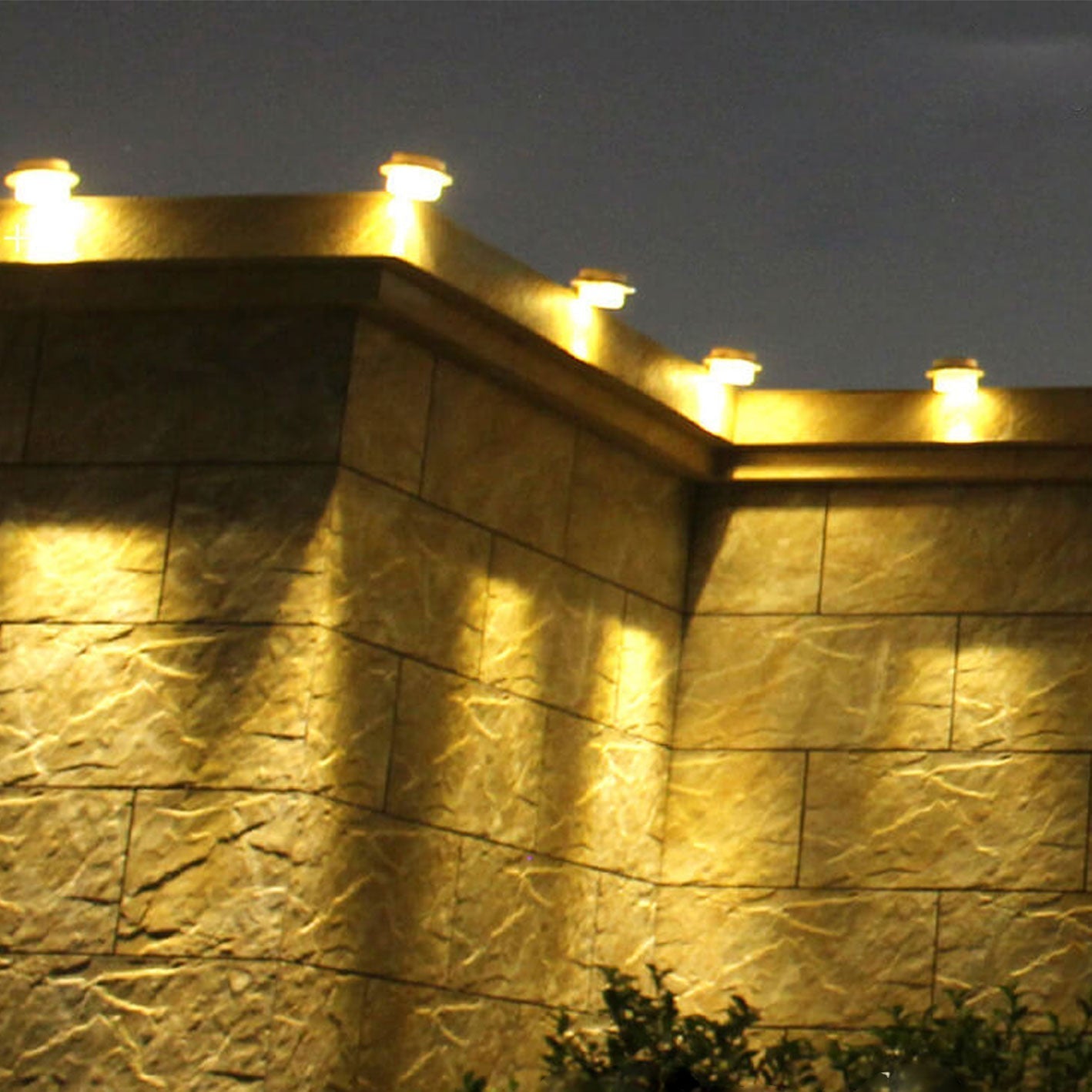 Solar Cylinder LED Outdoor Waterproof Fence Wall Sconce Lamp Cuvalon