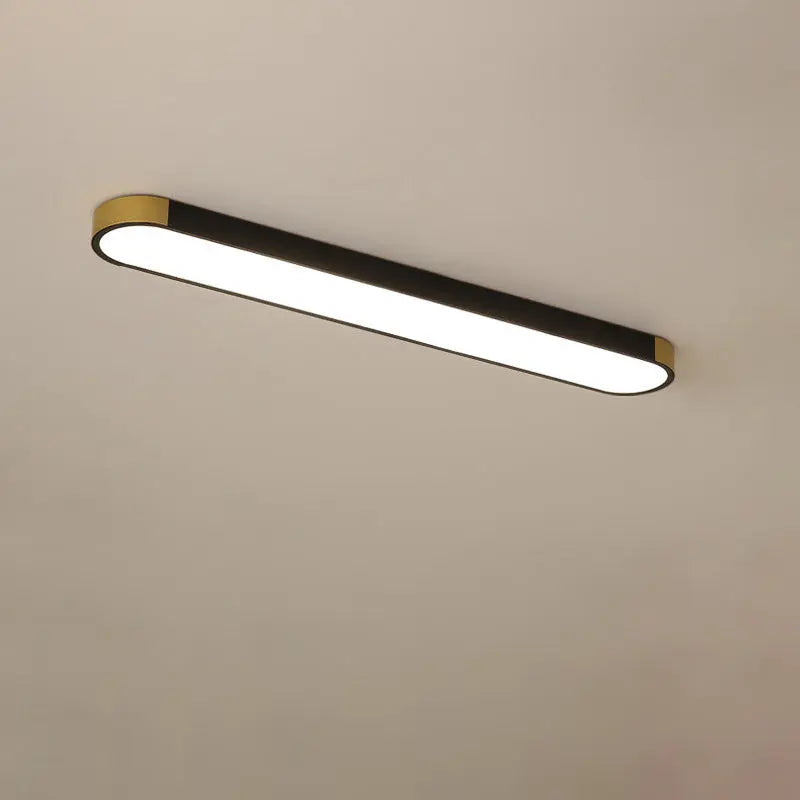 Modern Minimalist Rectangular Ring LED Flush Mount Ceiling Light Cuvalon