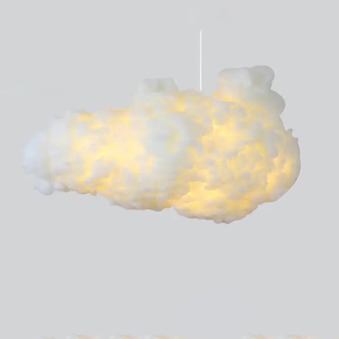 Floating Cloud 1-Light LED Pendant Light Cuvalon