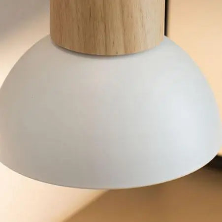 Nordic Wood Metal 1-Light Wall Sconce Lamps Cuvalon