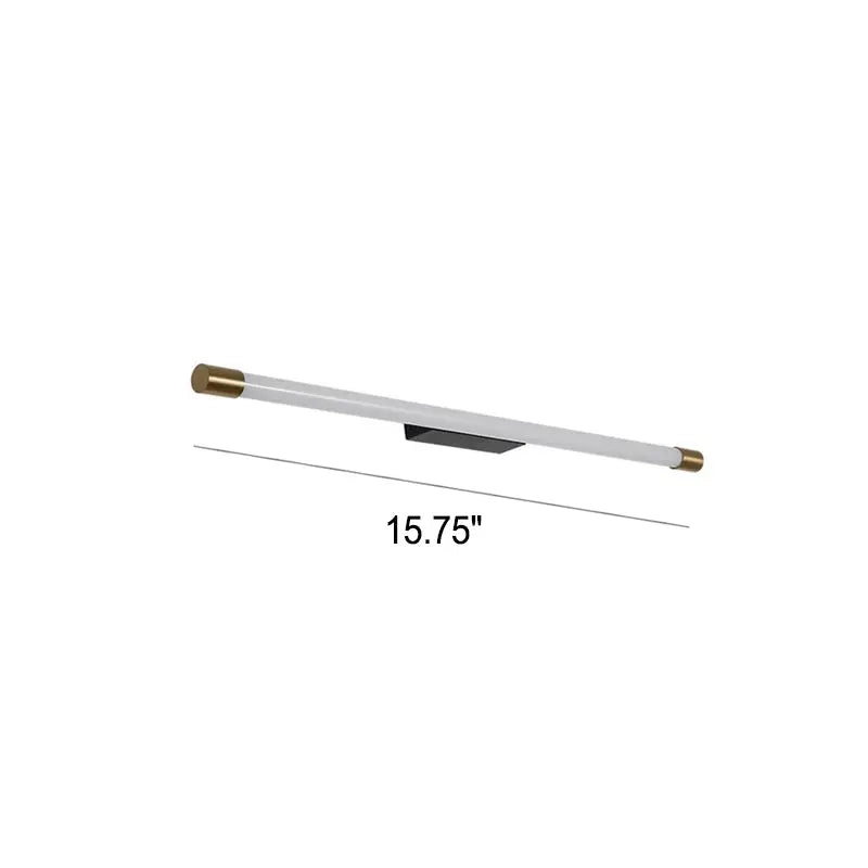 Modern Minimalist Vanity Thin Tube PC LED  Wall Sconce Lamp Cuvalon