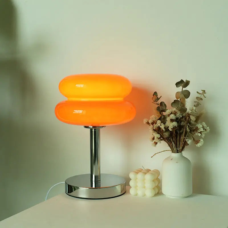 Modern Glass Tart Design 1-Light Table Lamp Cuvalon