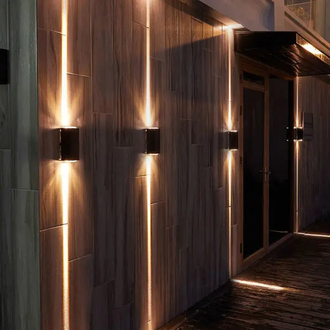 Modern Minimalist Outdoor Waterproof Beam Spotlight LED Outdoor Decorative Wall Sconce Lamp Cuvalon