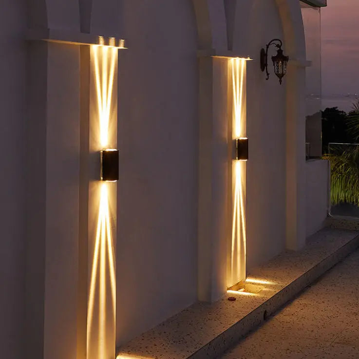 Modern Minimalist Outdoor Waterproof Beam Spotlight LED Outdoor Decorative Wall Sconce Lamp Cuvalon