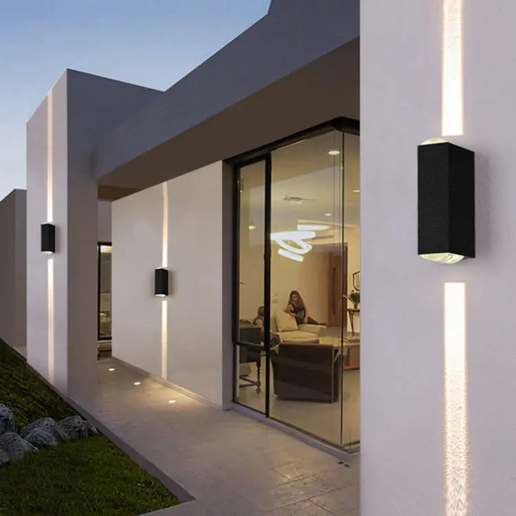 Modern Minimalist Outdoor Waterproof Beam Spotlight LED Outdoor Decorative Wall Sconce Lamp Cuvalon