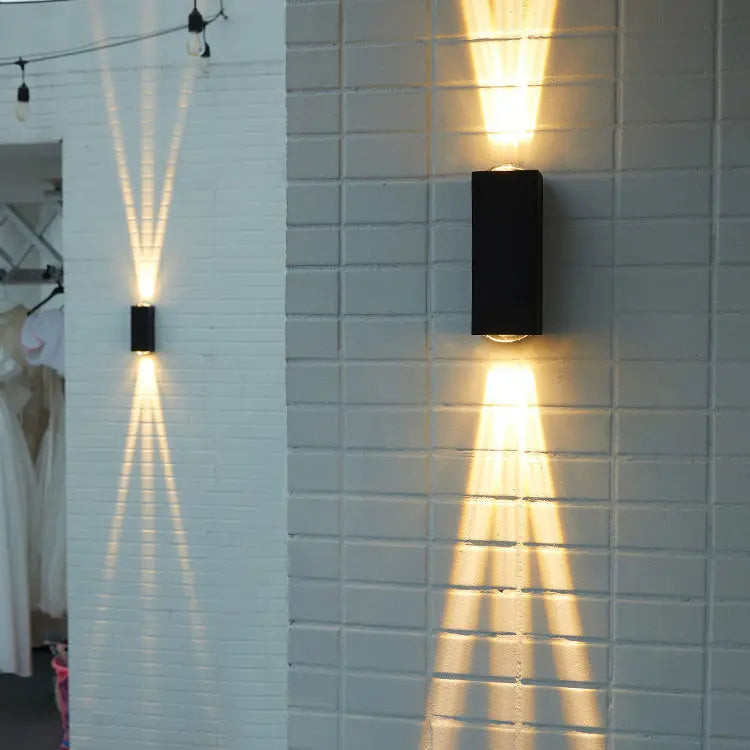 Modern Minimalist Outdoor Waterproof Beam Spotlight LED Outdoor Decorative Wall Sconce Lamp Cuvalon