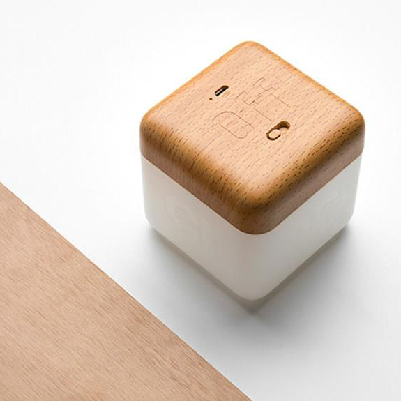 Modern Magic Cube Turn Timer Night Light USB Rechargeable LED Table Lamp Cuvalon