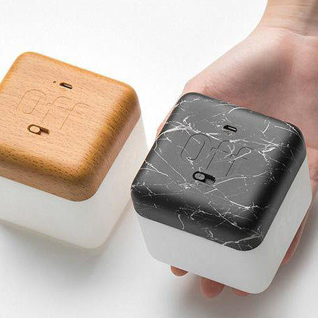 Modern Magic Cube Turn Timer Night Light USB Rechargeable LED Table Lamp Cuvalon