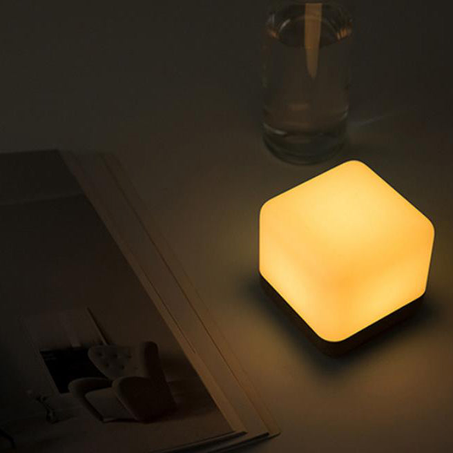 Modern Magic Cube Turn Timer Night Light USB Rechargeable LED Table Lamp Cuvalon