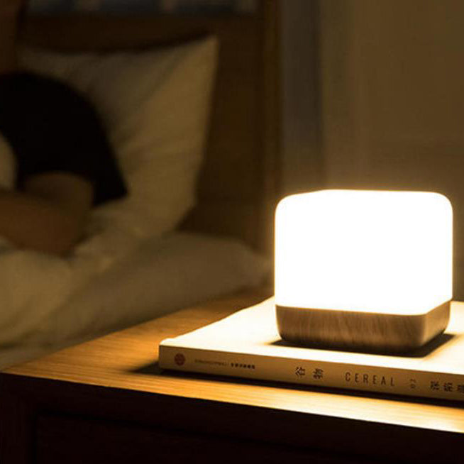 Modern Magic Cube Turn Timer Night Light USB Rechargeable LED Table Lamp Cuvalon