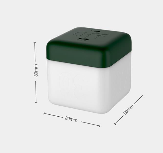 Modern Magic Cube Turn Timer Night Light USB Rechargeable LED Table Lamp Cuvalon