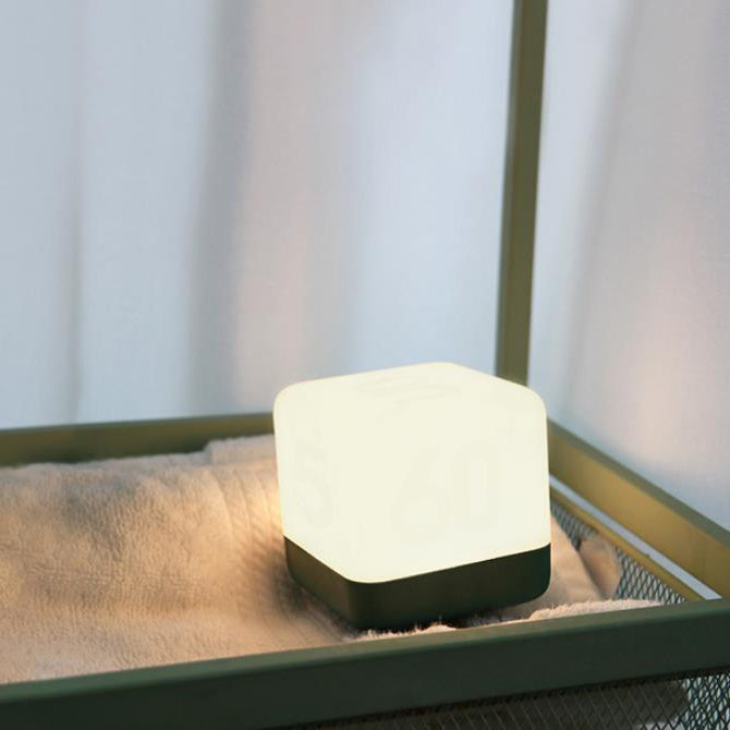 Modern Magic Cube Turn Timer Night Light USB Rechargeable LED Table Lamp Cuvalon