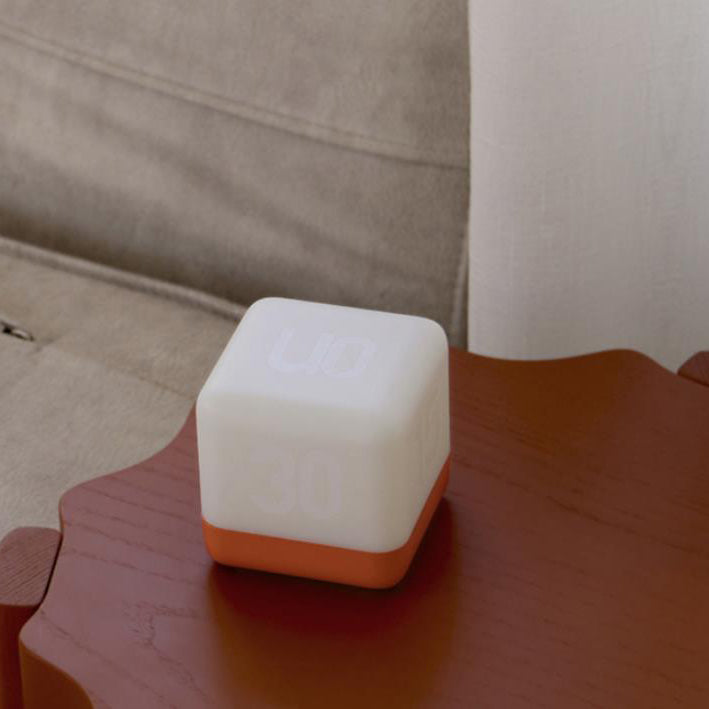Modern Magic Cube Turn Timer Night Light USB Rechargeable LED Table Lamp Cuvalon