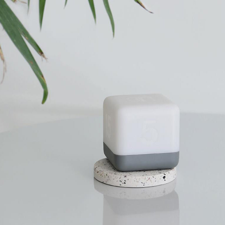 Modern Magic Cube Turn Timer Night Light USB Rechargeable LED Table Lamp Cuvalon