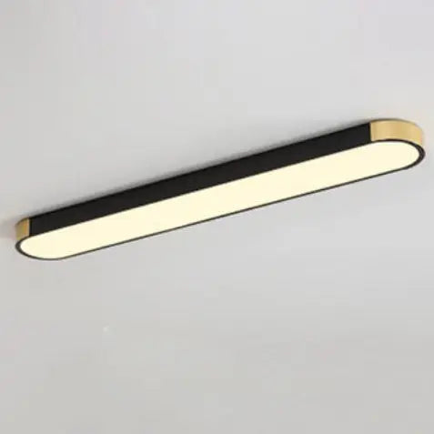 Modern Minimalist Rectangular Ring LED Flush Mount Ceiling Light Cuvalon