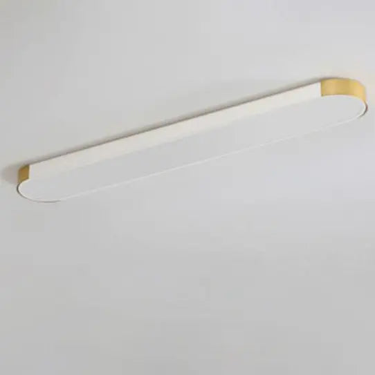Modern Minimalist Rectangular Ring LED Flush Mount Ceiling Light Cuvalon