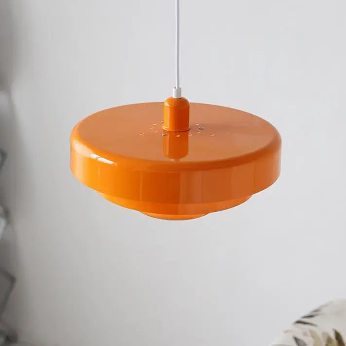 Nordic Vintage Multi-Layered Round Metal 1-Light Pendant Light Cuvalon