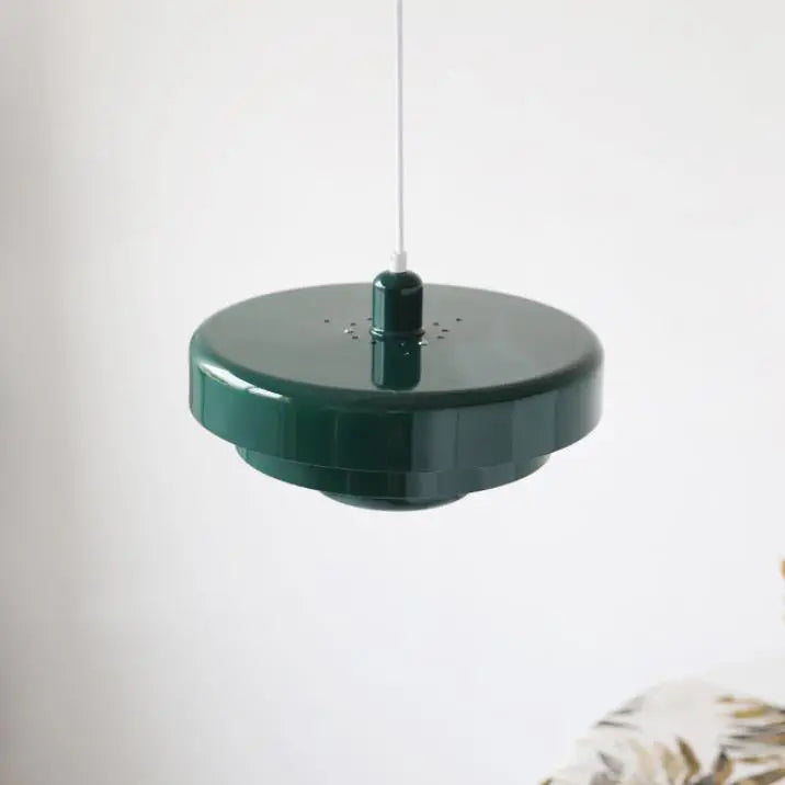 Nordic Vintage Multi-Layered Round Metal 1-Light Pendant Light Cuvalon