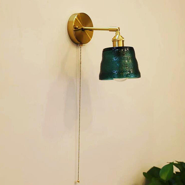 Nordic Modern Glass Creative Zipper 1-Light Wall Sconce Lamp Cuvalon