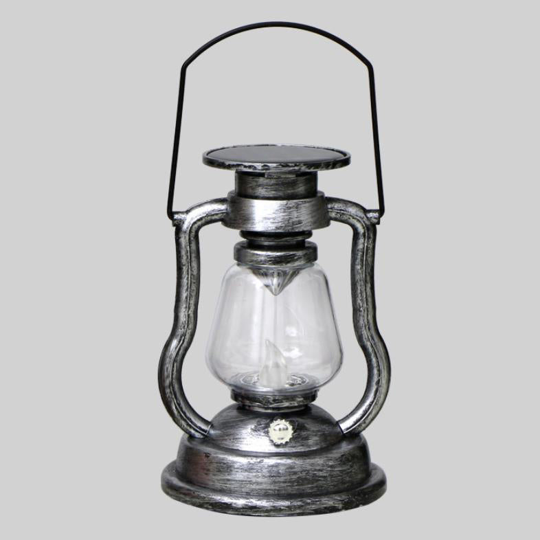 Solar Retro Kerosene Lamp Horse Lamp LED Outdoor Garden Patio Decoration Portable Flame Candle Light Cuvalon