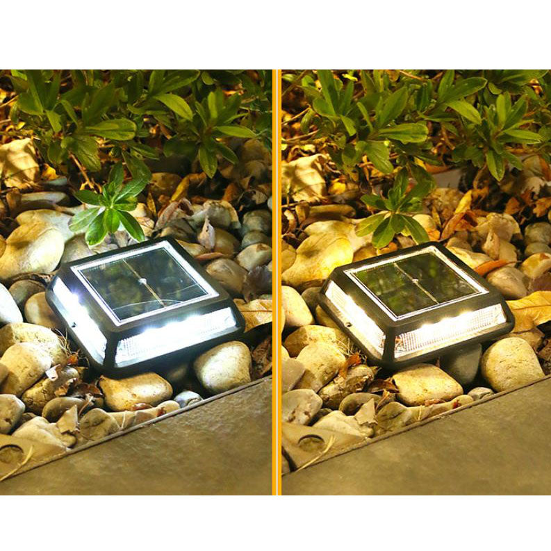Modern Square Waterproof Solar LED Outdoor Garden Balcony Street Light Cuvalon