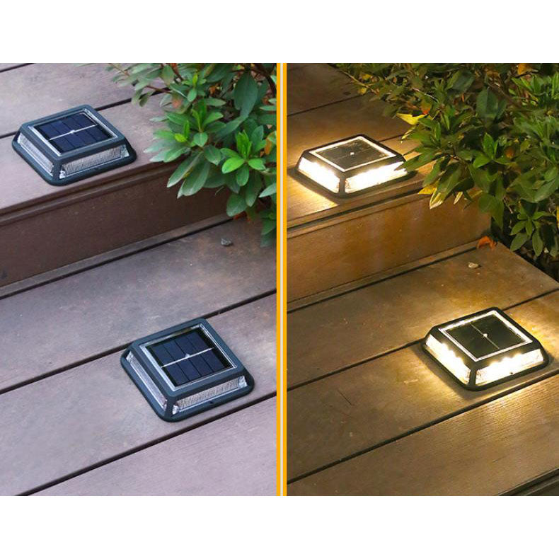 Modern Square Waterproof Solar LED Outdoor Garden Balcony Street Light Cuvalon