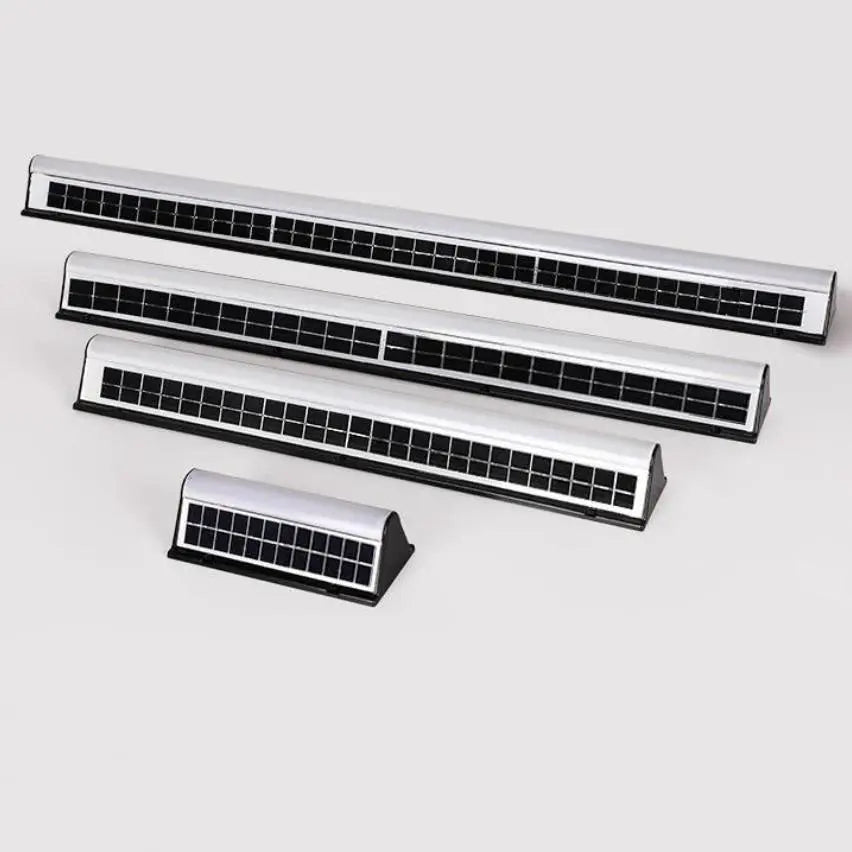 Modern Long Acrylic Solar LED Waterproof Outdoor Garden Wall Light Cuvalon