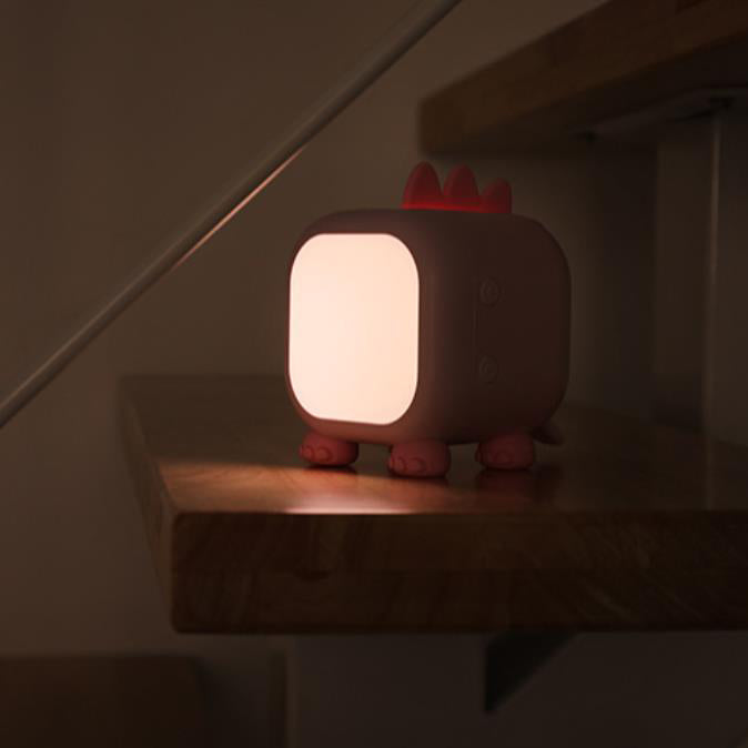 Creative Silicone Dinosaur Square USB LED Night Light Table Lamp Cuvalon