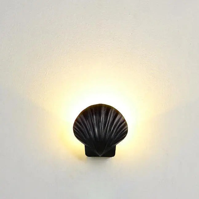 Outdoor Creative Shell Design Aluminum LED Waterproof Wall Sconce Lamp Cuvalon