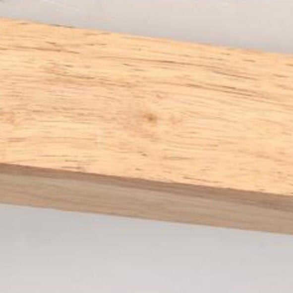 Japanese Minimalist Wooden Track Lighting LED 2/3/4/5 Light Semi-Flush Mount Ceiling Light Cuvalon