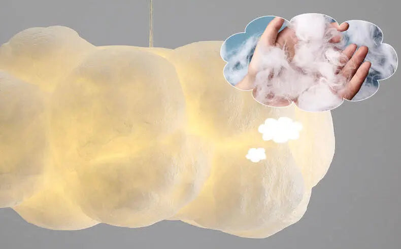 Floating Cloud 1-Light LED Pendant Light Cuvalon