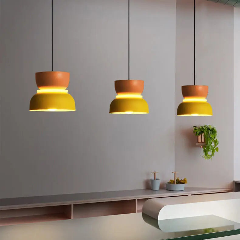Nordic Colorful Macaron 1-Light LED Pendant Light Cuvalon