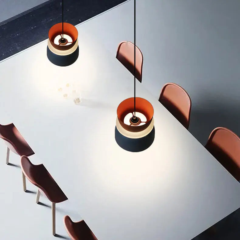 Nordic Colorful Macaron 1-Light LED Pendant Light Cuvalon