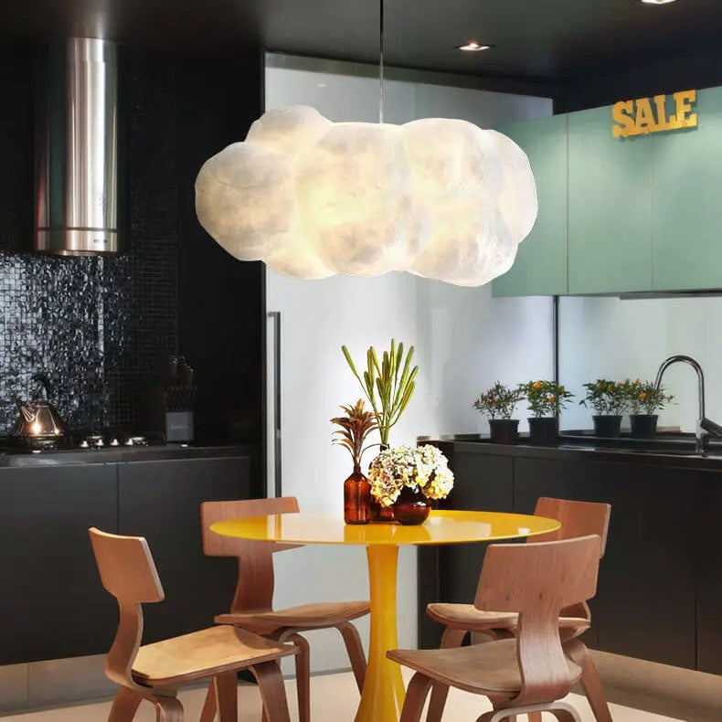 Floating Cloud 1-Light LED Pendant Light Cuvalon