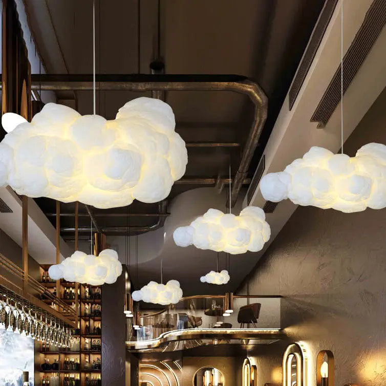 Floating Cloud 1-Light LED Pendant Light Cuvalon