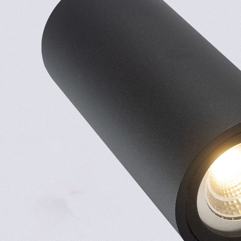Modern Simple Outdoor Waterproof Aluminum Glass Cylinder 2-Light Wall Sconce Lamp Cuvalon