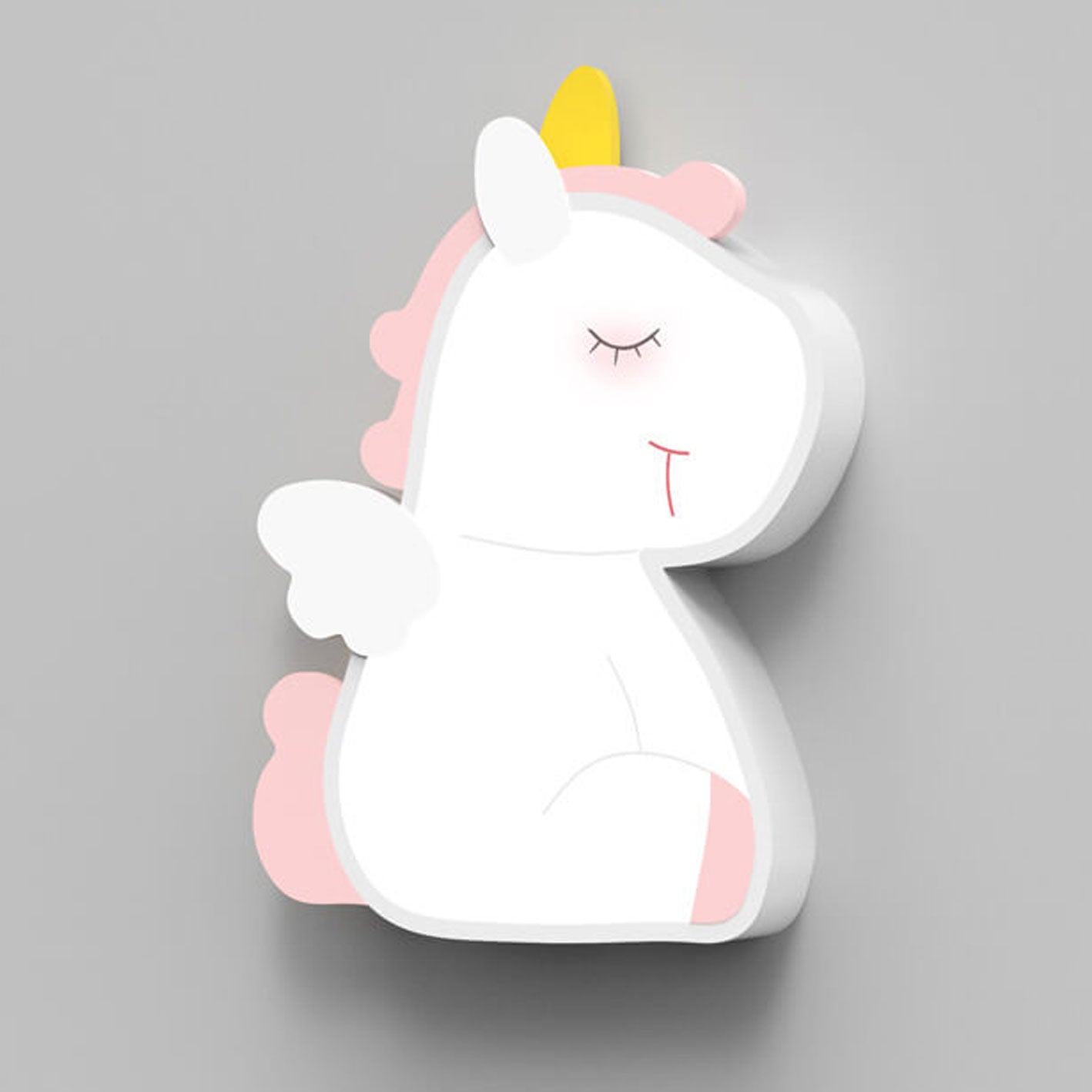 Creative Cartoon Rabbit Unicorn Kids LED Wall Sconce Lamp Cuvalon