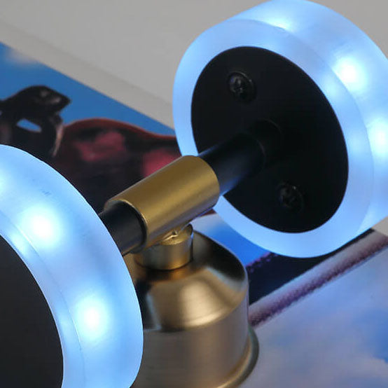 Creative Cartoon Skateboard Acrylic LED Kids Flush Mount Ceiling Light Cuvalon