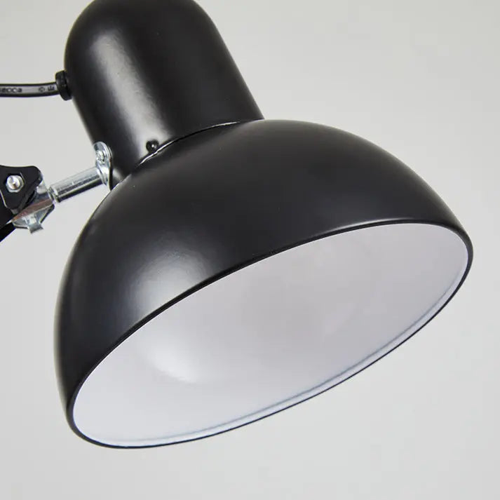 Modern Minimalist Retractable Long Arm Clip Iron ABS 1-Light Table Lamp For Bedroom Cuvalon