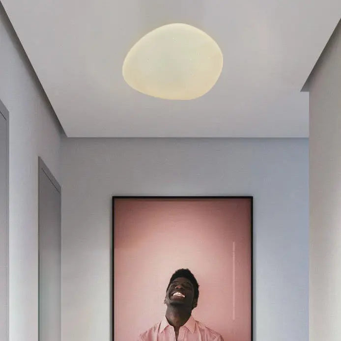 Modern Pebble Stone Star Effect LED Flush Mount Ceiling Light Cuvalon