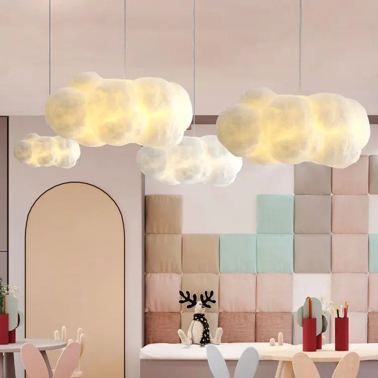 Floating Cloud 1-Light LED Pendant Light Cuvalon