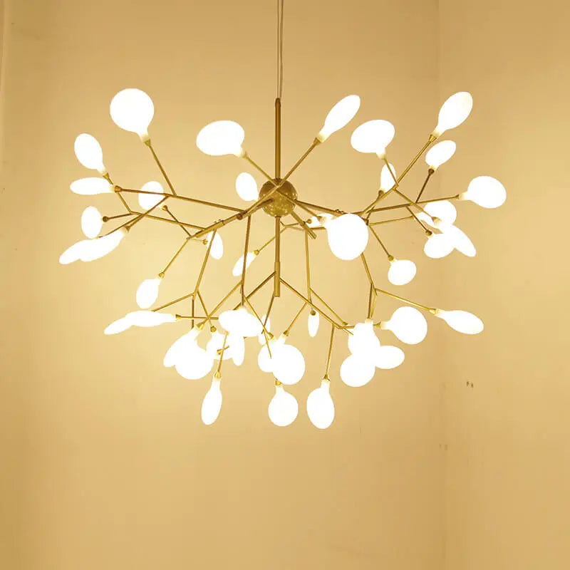 Modern Metal Branches 27/36 Light Fireflies LED Chandeliers Cuvalon
