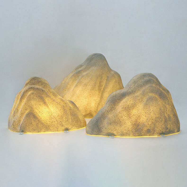 Modern Stone Rockery Outdoor Waterproof LED Garden Landscape Light Cuvalon