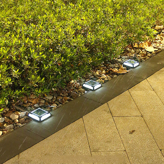 Modern Square Waterproof Solar LED Outdoor Garden Balcony Street Light Cuvalon