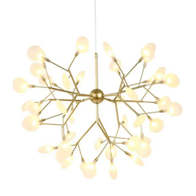Modern Metal Branches 27/36 Light Fireflies LED Chandeliers Cuvalon