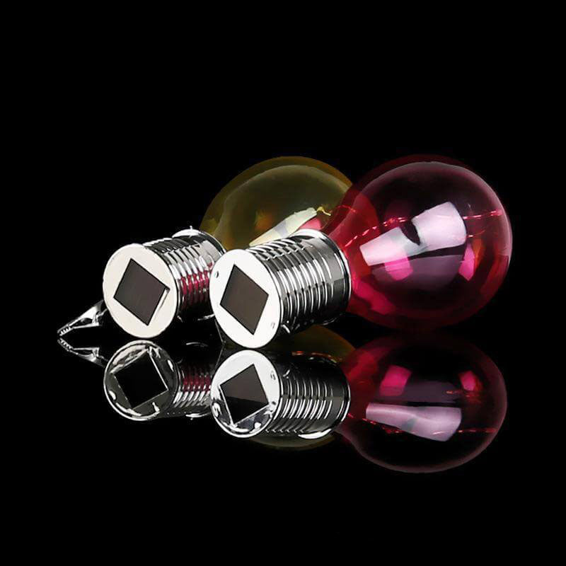 Creative Color Bulbs Plastic Solar LED Outdoor Hanging Light Cuvalon